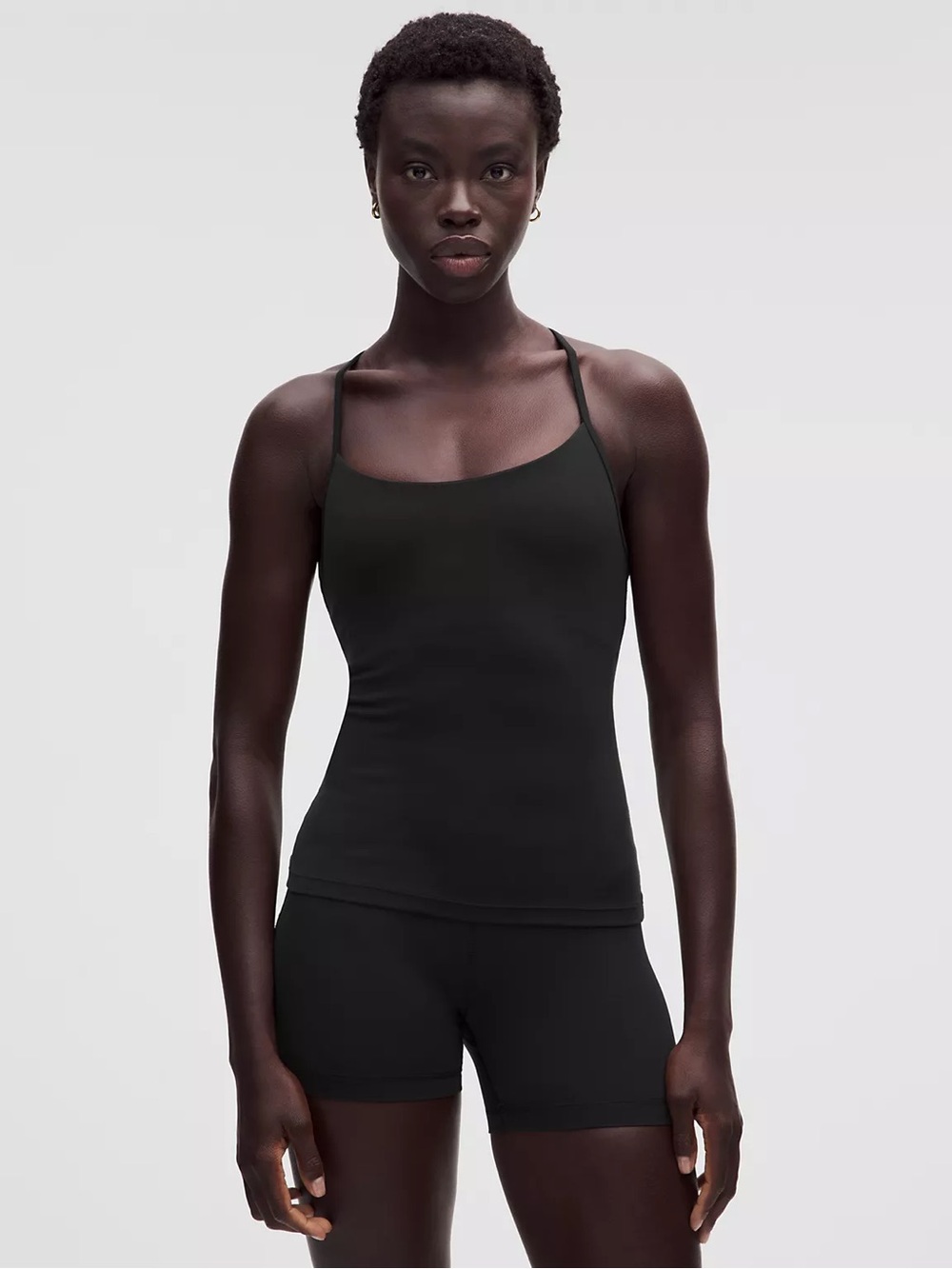 lululemon athletica Black Strappy Tank Top